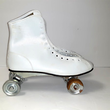 Vintage Street King Derby Roller Skates White Boxed Women's Size 8 NOS picture