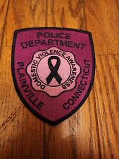 Plainville Connecticut Police Domestic Violence Awareness Patch picture