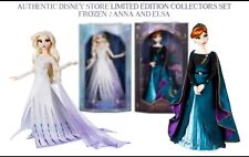 Disney Store Frozen II Queen Anna and Elsa Limited Edition Dolls. picture