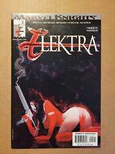 Elektra Vol. 3 #2 B Cover Variant Oct 2001 Bill Sienkiewicz High-Grade Marvel picture
