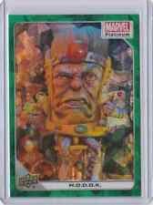 M.O.D.O.K. 2023 Upper Deck Marvel Platinum Green Crackle Parallel Card #45/99 picture