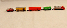 5 Piece Vintage Micro Train Set--1 Engine, 3 Freight Cars & 1 Caboose picture