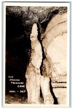 Arkansas AR Postcard RPPC Photo Old Spanish Treasure Cave c1910's Antique picture