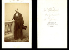 Meylan, Turin, Mr Hebert, Vintage Albumen Print CDV Dealer Albu Print picture