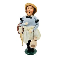Byers Choice Christmas Caroler Butcher With Ham And Sausage Basket 1995 NEW picture