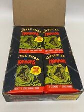 1986 Topps Little Shop Of Horrors Wax Box 36 Packs Stickers Cards Gum New picture