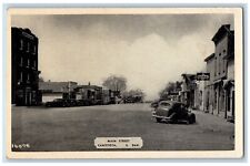 Canistota South Dakota Postcard Main Street Exterior View c1940 Vintage Antique picture