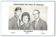 c1950's Christian Missionaries Ambassadors for Christ to Venezuela Postcard picture