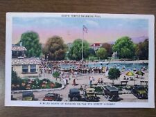 south temple swimming pool post card 4 miles north of reading postcard PA 1 cent picture