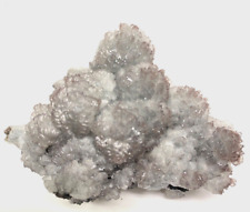 Hemimorphite Rare Form Lt Gray-Blue Botryoidal Floral Form  Purple Crystal Tips picture