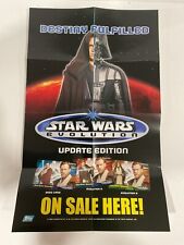 Star Wars Evolution Update trading card window advertising  poster (TOPPS 2006) picture
