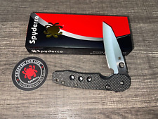 Spyderco Kevin Smock Folding Knife, Carbon Fiber/G-10 Laminate Handles C240CFP picture