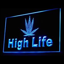 220009 High Life Marijuana Hemp herbal Psychedelic Display Neon Sign picture