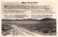 RPPC Southern Nevada  Dirt Road Sagebrush Pioneer Poem 