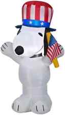 HALLOWEEN JULY 4TH PATRIOTIC MEMORIAL DAY DOG SNOOPY INFLATABLE AIRBLOWN 3.5 FT picture