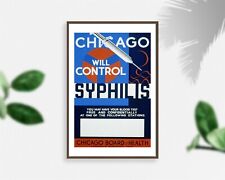 Photo: Chicago will control Syphilis,Chicago Board of Health,Illinois,c1937,Bund picture