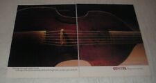 1990 Contel Fiber Optics Network Ad - Every age has sought perfect sound picture