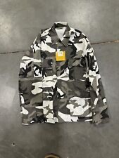 Rothco Ultra Force Men's Army BDU Snow Camo Field Jacket Size Medium Regular picture