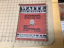 Vintage Catalog: 1932 WAITE auto supply, 272pgs; supplies, parts, tools, radio picture
