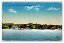 1914 Along The Shore Lake Quassapaug Middlebury Connecticut CT Antique Postcard picture