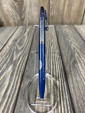 Vintage Amoco Crop-mate Micronutrients Blue Silver Retractable Pen picture