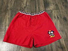 VNTG The Disney Store Vintage Mickey Minnie Mouse Embroidered Shorts Size Large picture
