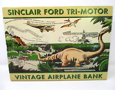 Vintage Sinclair Ford Airplane Bank Tri Motor 1996 picture