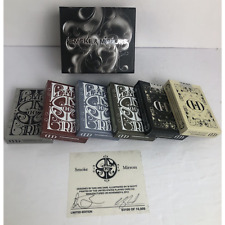 Dan & Dave Rare Box Set All V7 Carbon Smoke & Mirror Playing Cards Ltd Qty picture