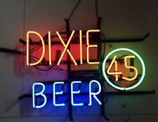 DIXIE BEER 45 Neon Light Sign Beer Bar Pub Bistro Wall Decor Visual Art 17