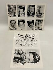 Vintage Disney 1956-1957 Mickey Mouse Club Black & White Photos Lot Head Shots picture
