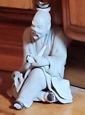Vintage Buddha Miniature Bonsai Zen Garden Mud Ceramic Figurine picture
