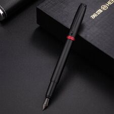 Hero E606 Fountain Pen Iridium Fine 0.5mm F Nib Rotary Ink Absorption Pen #1b picture