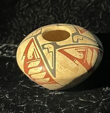 Native American Handmade Clay Pottery Handmade Small Pot Signed picture