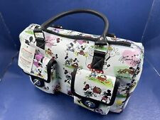 Disney Handbag - Mickey & Minnie Mouse Collage Purse - White picture