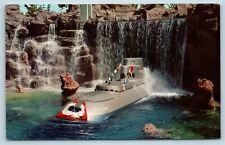 Postcard CA Disneyland Tomorrowland Submarine Falls Ride E-8 Vintage U8 picture