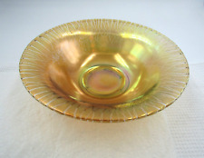 VINTAGE AMBER COLOR GLASS IREDESCENT 9