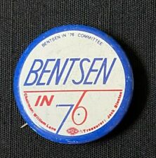 1976 Bentsen In 76 Button Vintage #1 picture