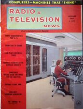 LOW PLATE-POTENTIAL TUBES - RADIO & TELEVISION NEWS MAGAZINE, JANUARY 1957 picture