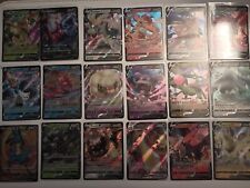 Pokemon TCG Lot 50 V Cards 25 Holos 10 Full Art Trainers 10 Vstar And 10 Vmax picture