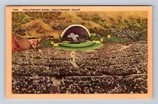 Hollywood CA-California, Hollywood Bowl at Easter, Antique Vintage Postcard picture