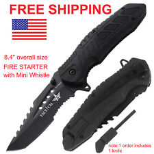 Pocket Knife Tactical Spring Assisted Open Blade Folding knife hunting knives picture