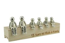 13th Anniversary Idea - 13 Years We Made A Family Metal Ornament - Choose You... picture