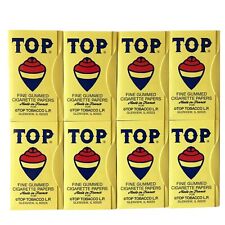 8 x TOP Cigarette Rolling Paper 100 Papers per Booklet - Free Express Shipping picture