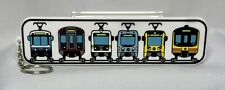 Los Angeles Metro Rail Train Car Livery Stock Keychain Subway & Light Rail picture