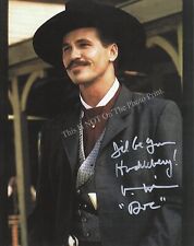 Val Kilmer Doc Holiday Tombstone Signed 8X10 Photo Autograph Signature E183 picture