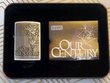 VTG 1999 OUR CENTURY LAST ZIPPO COLLECTIBLE OF CENTURY ZIPPO LIGHTER Missing Top picture