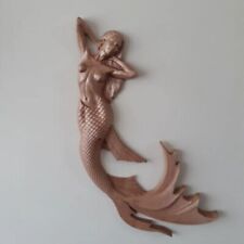 Mermaid carved in wood Home decor gift item picture