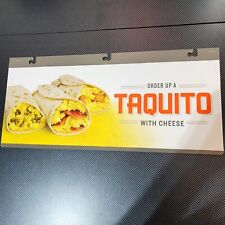 Whataburger Menu Board  Prop Taquito Breakfast Order Marquee picture