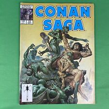 Conan Saga Vol. 1 #17 1988 Marvel Comics Red Sonja Zamboula Earl Norem Cover Art picture