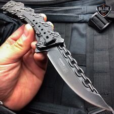 Tac Force Collectors Spring Assisted Pocket Knife 3D Chain Design TF-859 picture